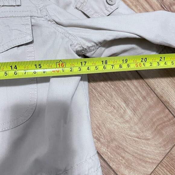 Gap Khaki Military Cotton Jacket Size S Twill Utility Lightweight Cargo - Picture 5 of 6